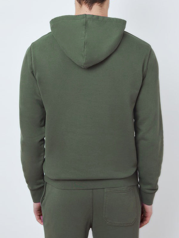 Unisex Plain Pullover Hoodie GreenMH35