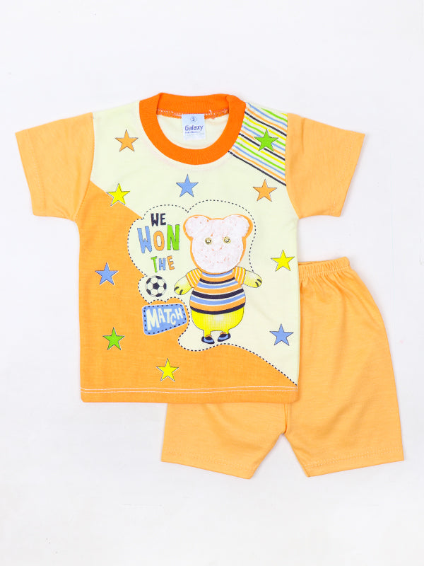 HG Newborn Baba Suit 3Mth - 9Mth Match Light Orange