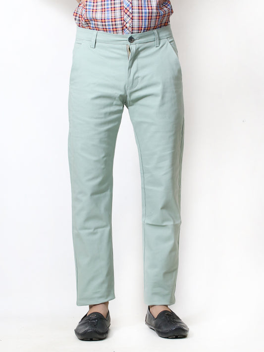 Men's Classic Fit Chino Pant  Light Green