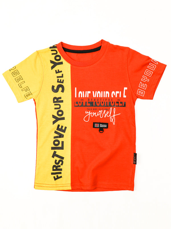 ATT Boys T-Shirt 1.5 Yrs - 3.5 Yrs Love Yourself