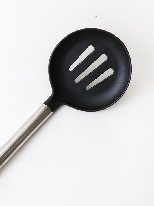 Nylon Slotted Turner with Steel Handle