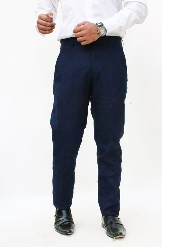 MFP39 Men's Formal Dress Pant Trouser Dark Blue