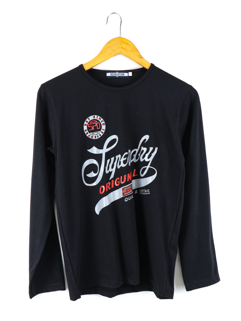 Men's Long Sleeve T-Shirt SPRDY Black