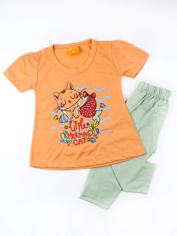 RG Girls Suit 1 Yr - 4 Yrs Little Cats