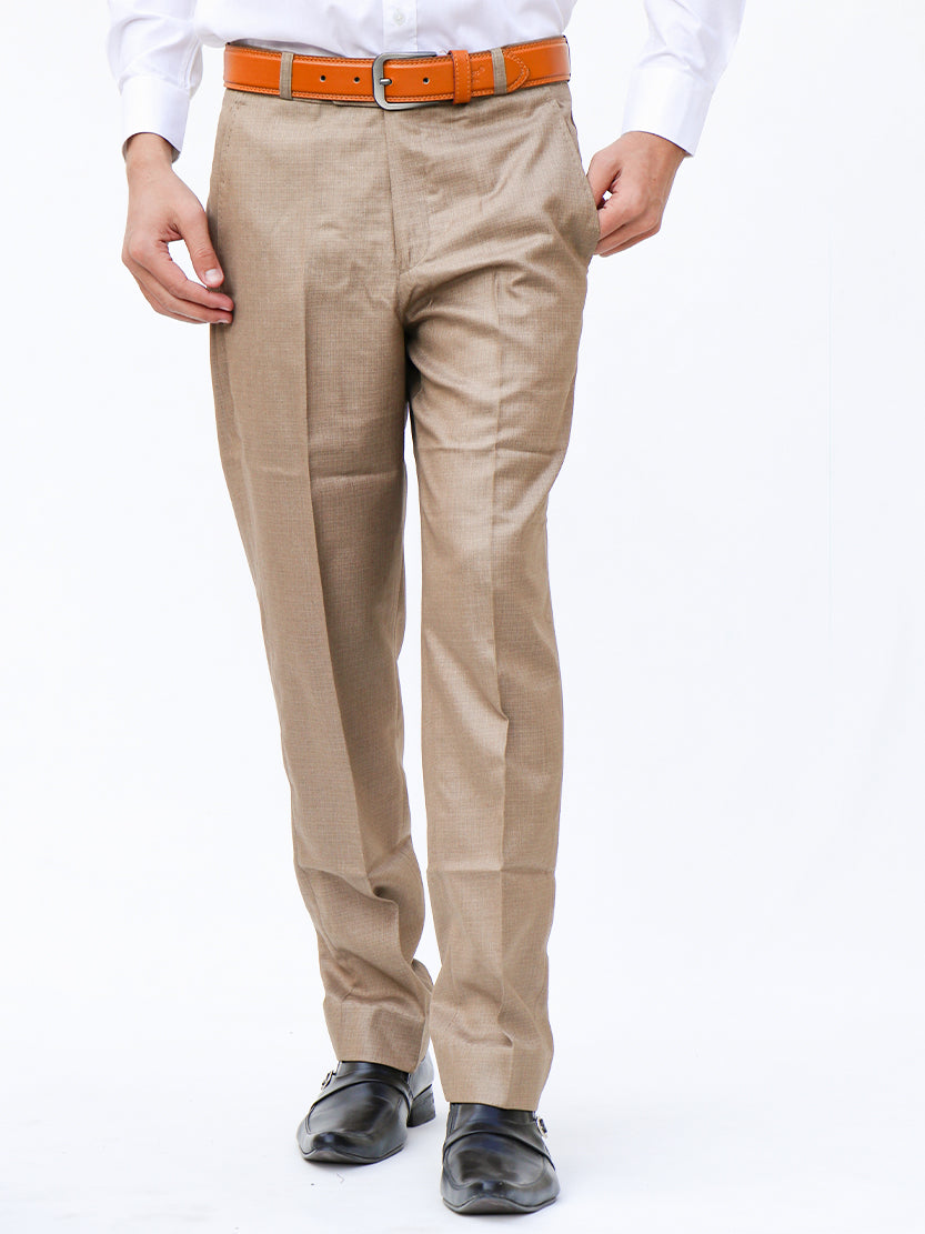 MFP27 Men's Formal Dress Pant Light Brown