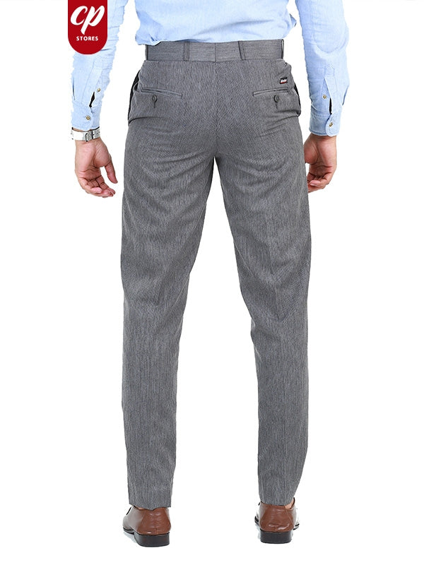 MFP59 Dress Pant Trouser formal for Men Grey Striped