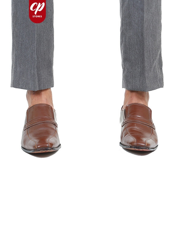 MFP59 Dress Pant Trouser formal for Men Grey Striped