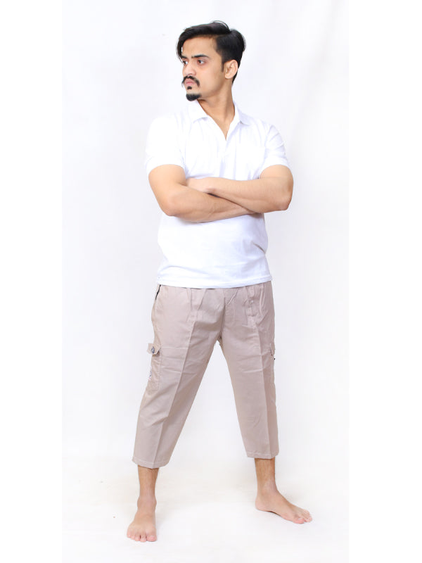 MS98 Men's Cargo 3-QTR Short Pink Shade