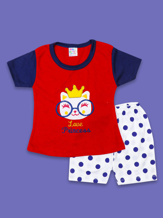 HG Newborn Baby Suit 3Mths - 9Mths Love Princess Red