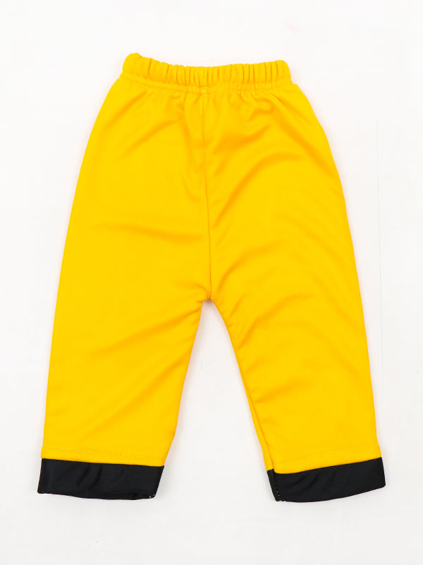 SF Kids Hooded Full Sleeve Suit 1Yr - 4Yrs FL Yellow