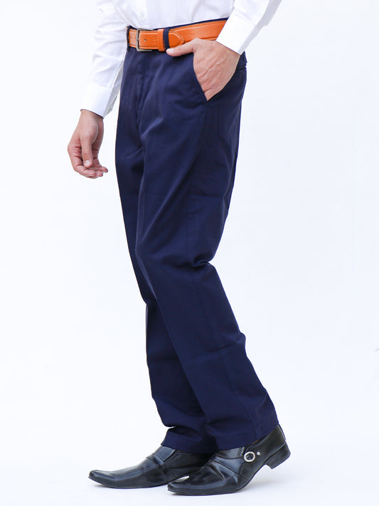 SN Men's Dress Pant Trouser Formal Dark Navy Blue