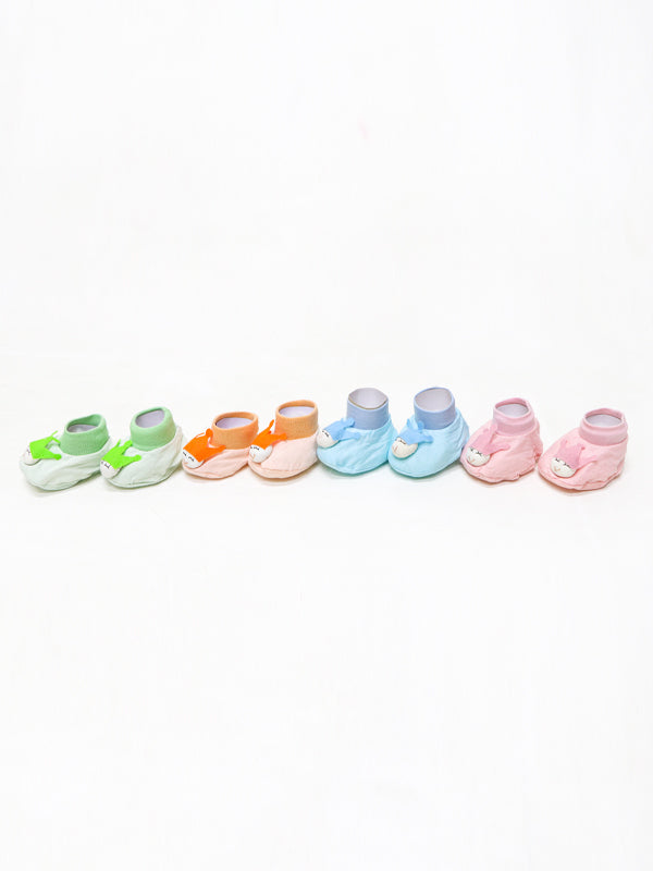 Newborn Basic Booties - Multicolor & Design