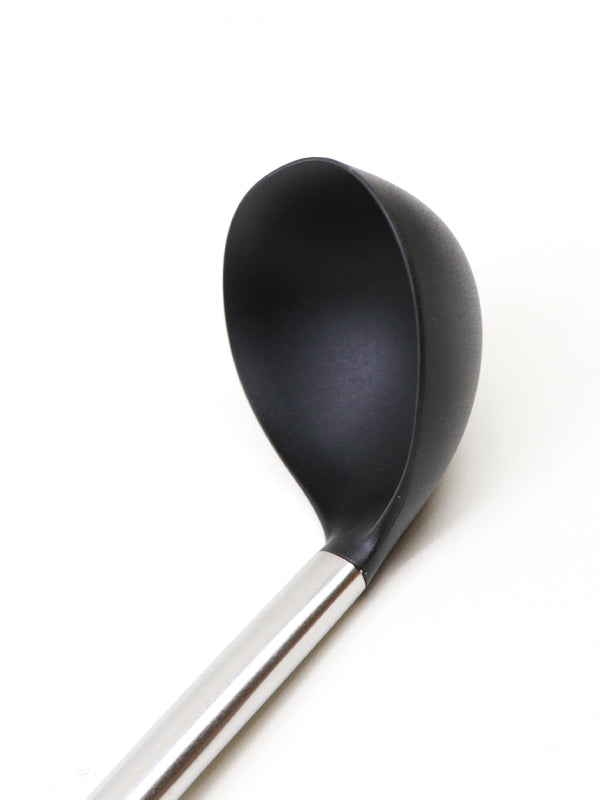 Silicone Soup Spoon Stainless Steel Handles