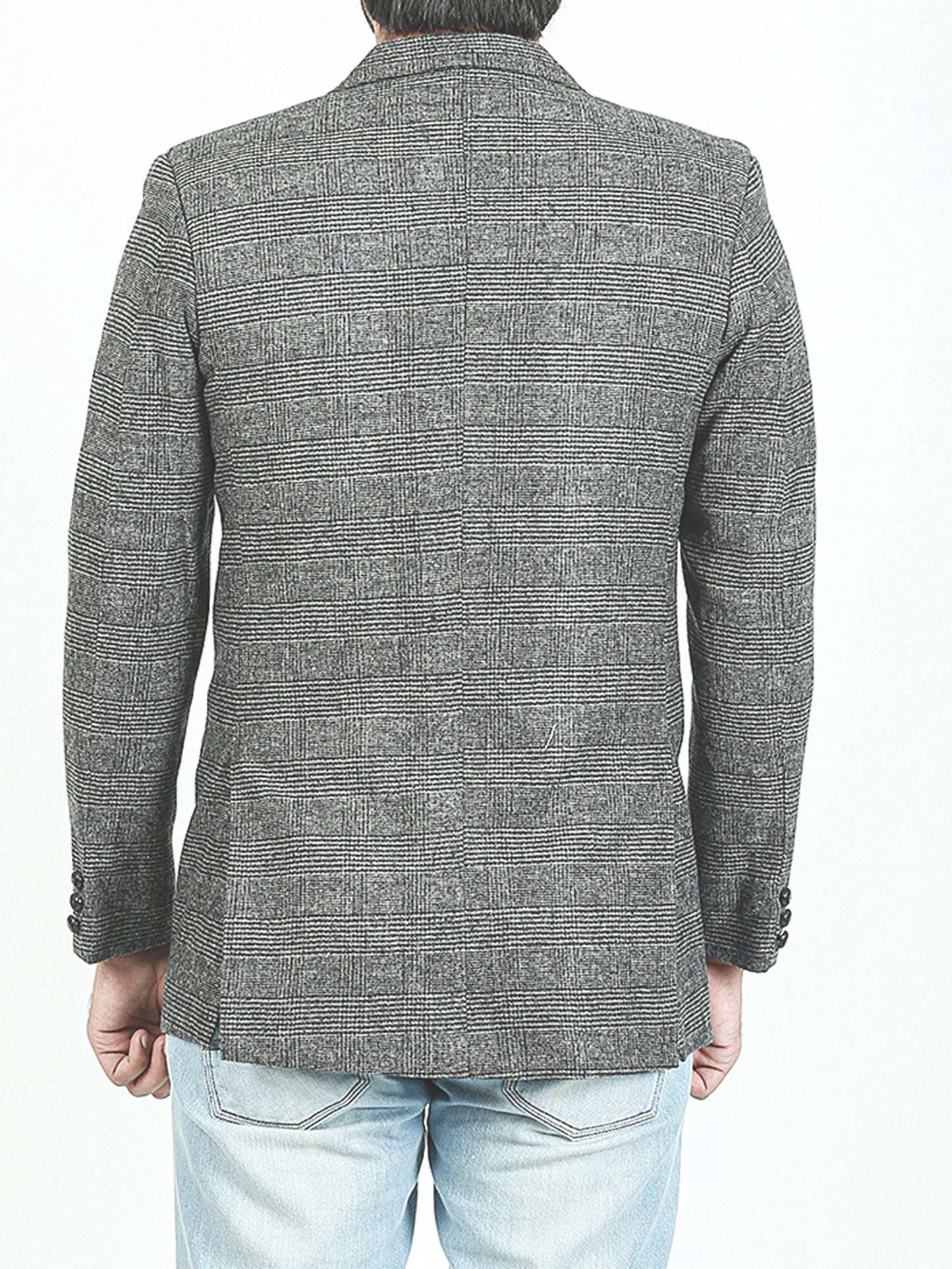 Men Casual Coat Blazer 303 Tweed Grey
