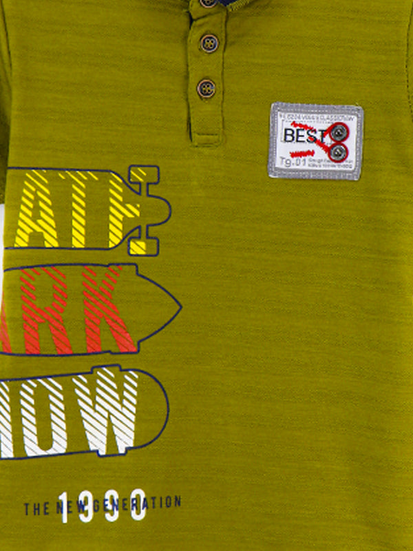 AJ Boys Polo T-Shirt 2.5 Yrs - 8 Yrs Best Green