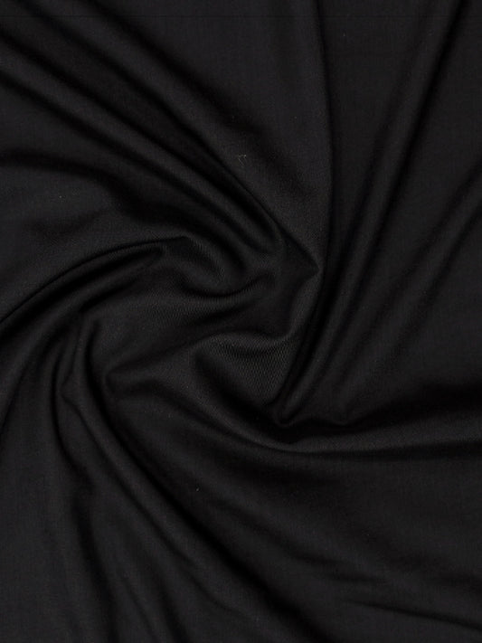 Men's Unstitched Kameez Shalwar Fabric Black