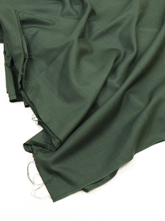 Men's Unstitched Kameez Shalwar Fabric Plain Dark Green MUF87