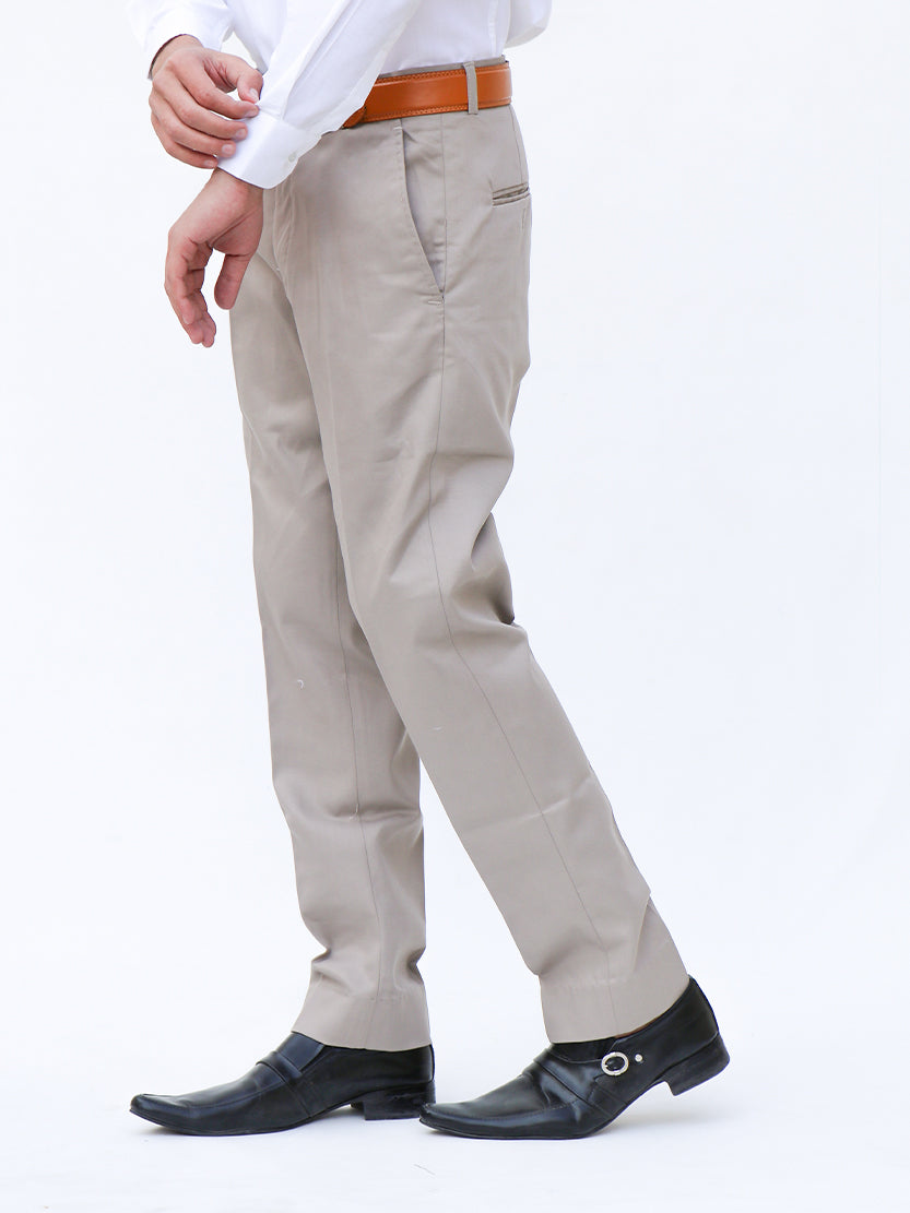 SN Men's Dress Pant Trouser Formal Light Brown MFP97