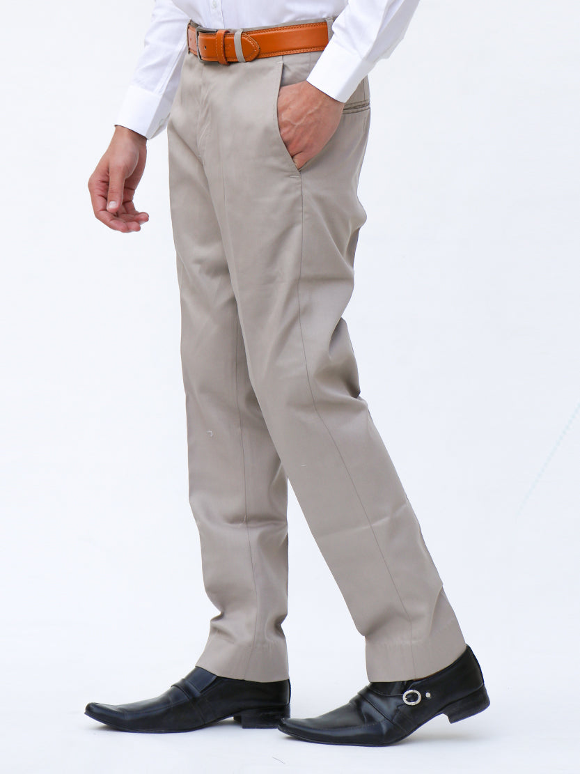 SN Men's Dress Pant Trouser Formal Light Brown MFP97