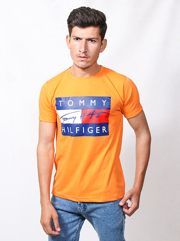 MM Men's Printed T-Shirt TOM Orange