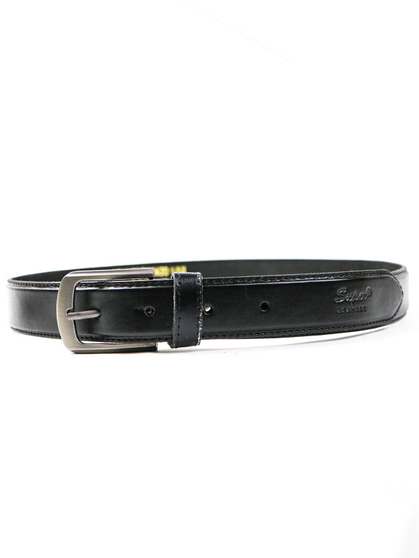 Men's Classic Stitched Belt Black
