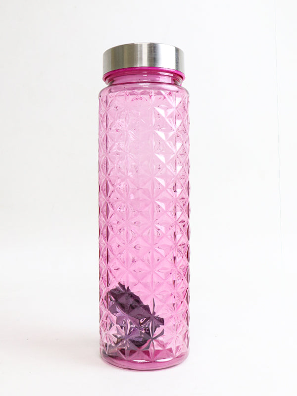 Transparent Reusable Water Bottle - Multicolor