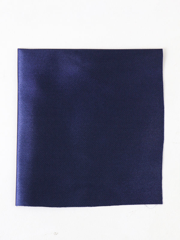 Plain Pocket Square Navy Blue for Men