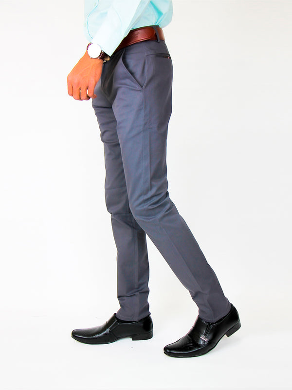 Cotton Chino Pant For Men Grey MCP42