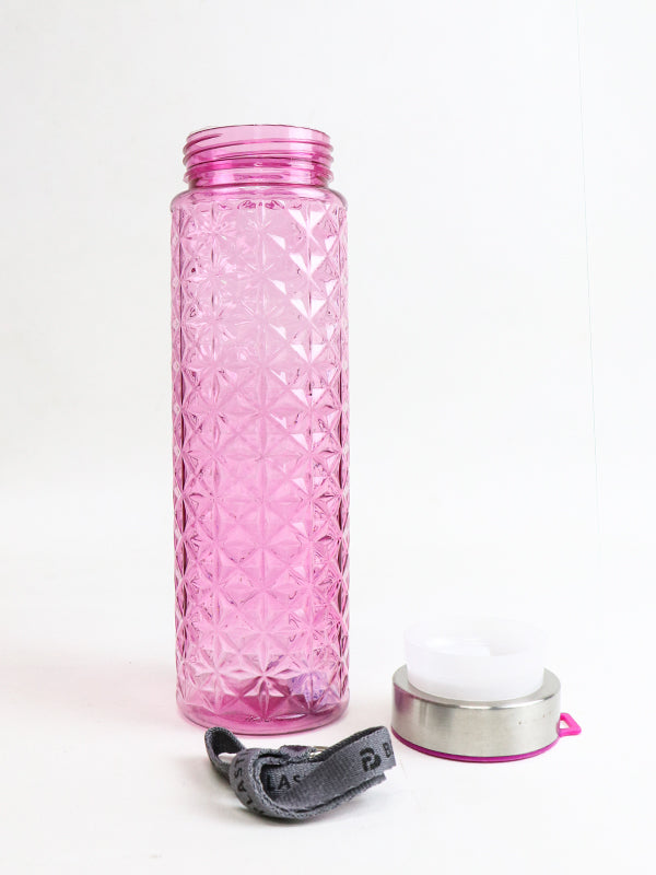 Transparent Reusable Water Bottle - Multicolor