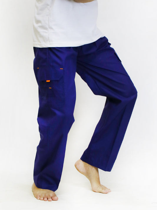 MG Men's Plain Trouser 01 Ink Blue