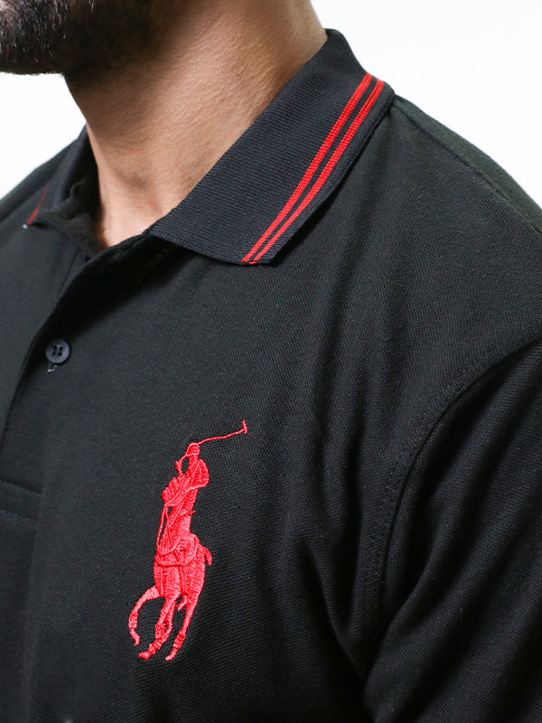 Men's Classic Polo T-Shirt Black
