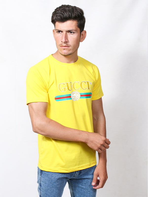MM Men's Printed T-Shirt GUC Yellow