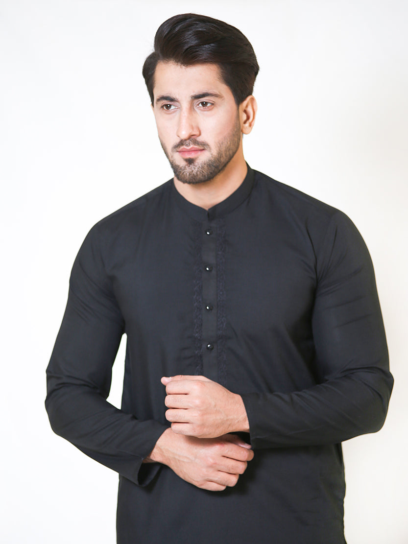 Black suit design outlet man