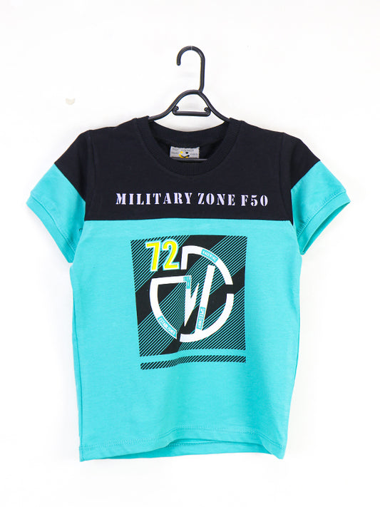 AJ Boys T-Shirt 2.5 Yrs - 8 Yrs 72 Ferozi