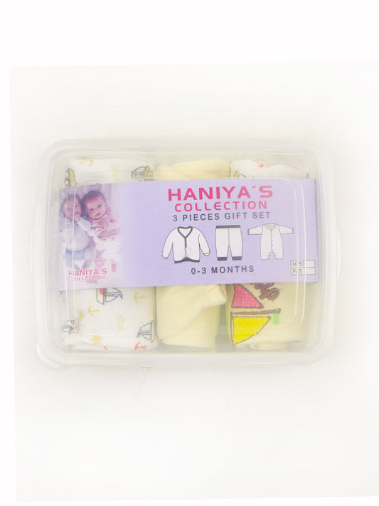 HG Newborn Pack of 3 Gift Set 0Mth - 3Mth Ship - Multicolor