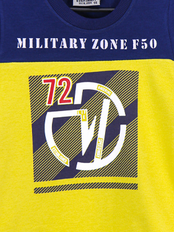 AJ Boys T-Shirt 2.5 Yrs - 8 Yrs 72 Light Yellow