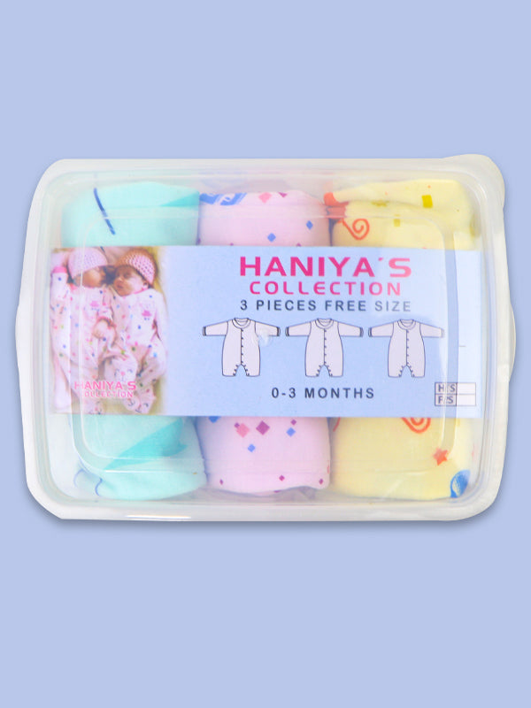 HG 3 Pcs Newborn Gift Set 0 Mth - 3 Mths Designed without booties