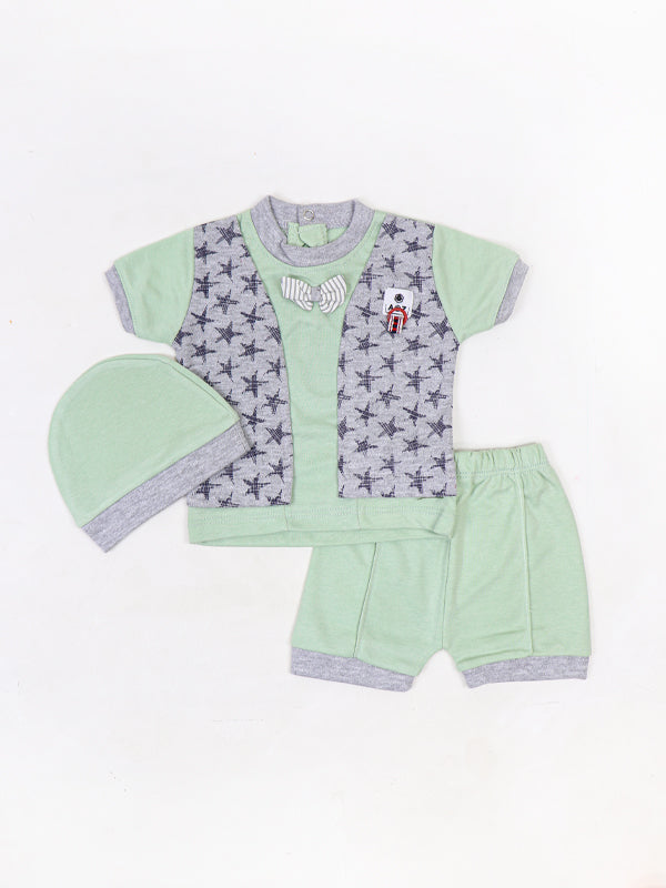AJ Newborn Baba Suit 0Mth - 3Mth 10601 Green