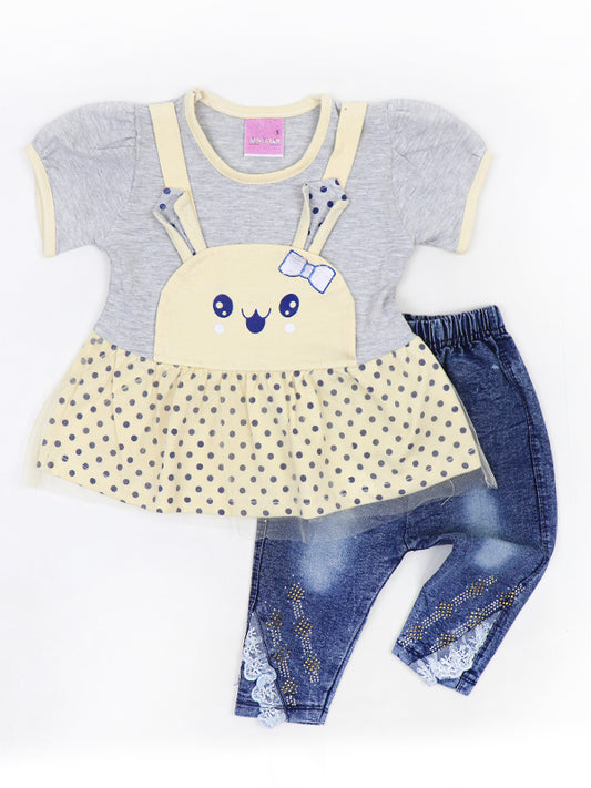BG Girls Suit 1Yr - 4Yrs 01 Light Yellow