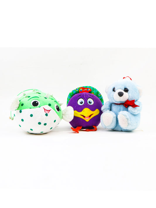 Pack of 3 Stuffed Toys - Multi Design
