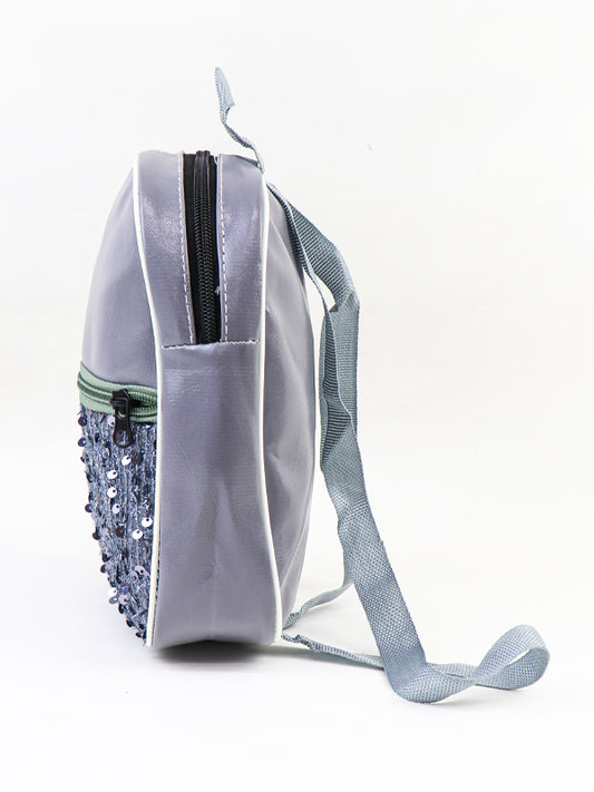 Fancy Glitter Bag for Girls Grey