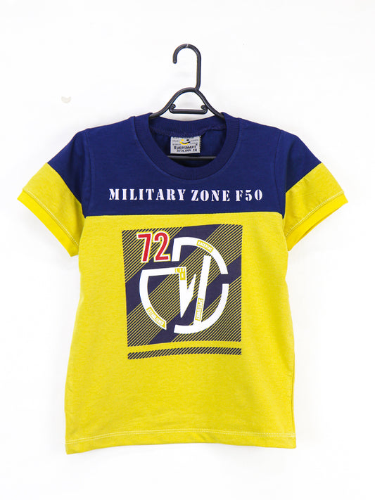 AJ Boys T-Shirt 2.5 Yrs - 8 Yrs 72 Light Yellow