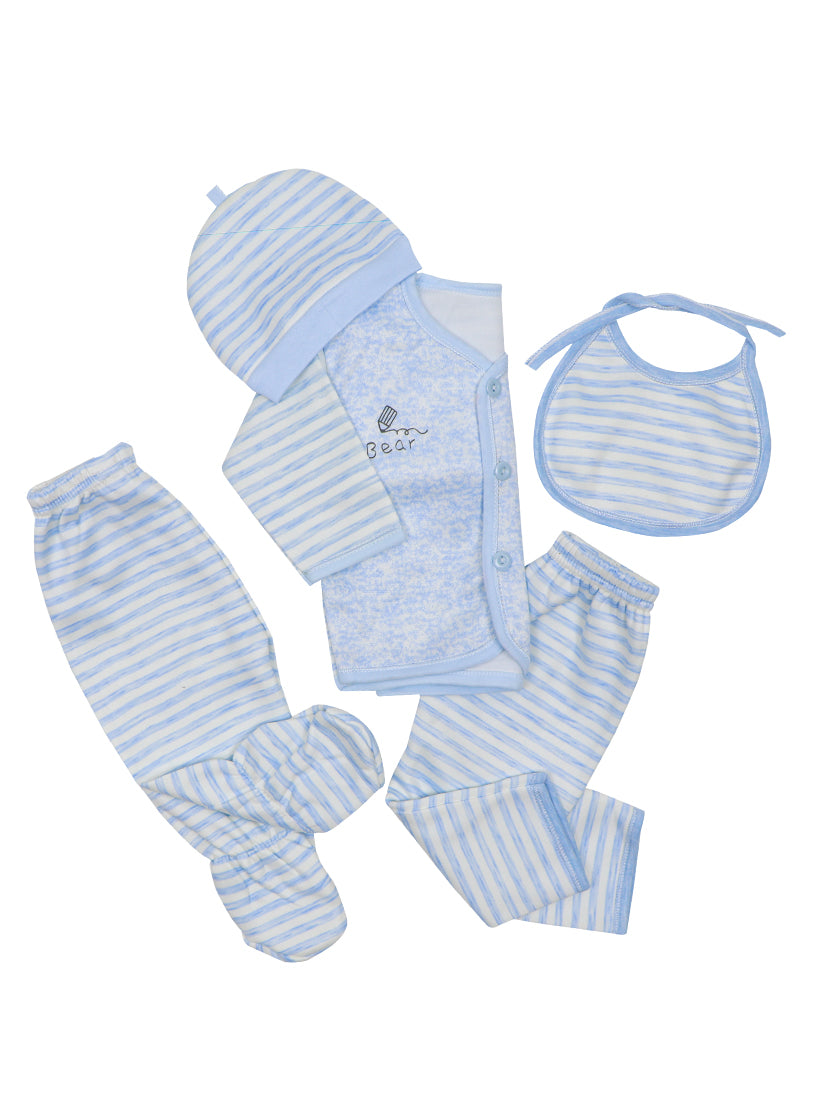 Newborn Suit 5Pc Set 0 Mth - 4 Mths Bear