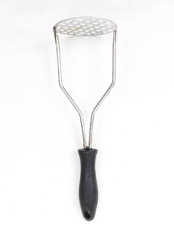 Stainless Steel Potato Masher Black