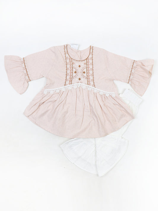 ZG Girls Suit 1Yr - 4Yrs Design Light Brown