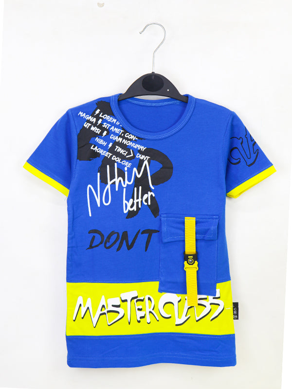 ATT Boys T-Shirt 5 Yrs - 10 Yrs NB Blue