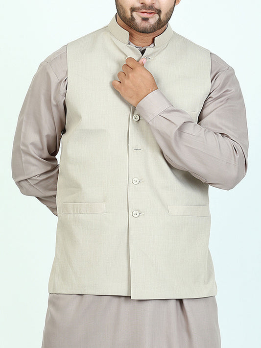 Waistcoat for Men Off White