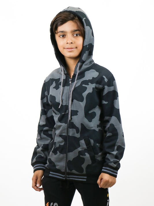 Kids Upper 5 Yrs - 10 Yrs Textured Grey