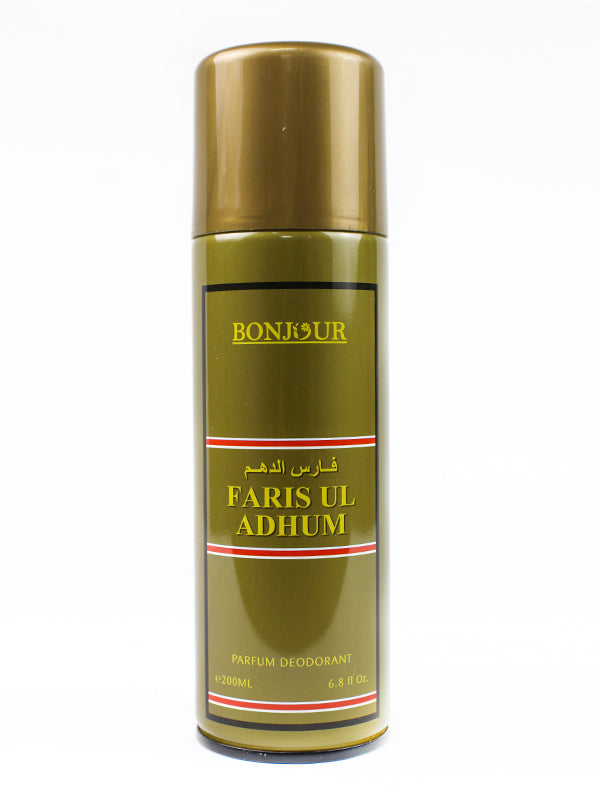 Bonjour Deodorant Body Spray Faris ul Adhum - 200ML