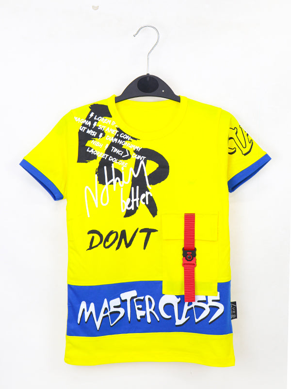 ATT Boys T-Shirt 5 Yrs - 10 Yrs NB Yellow